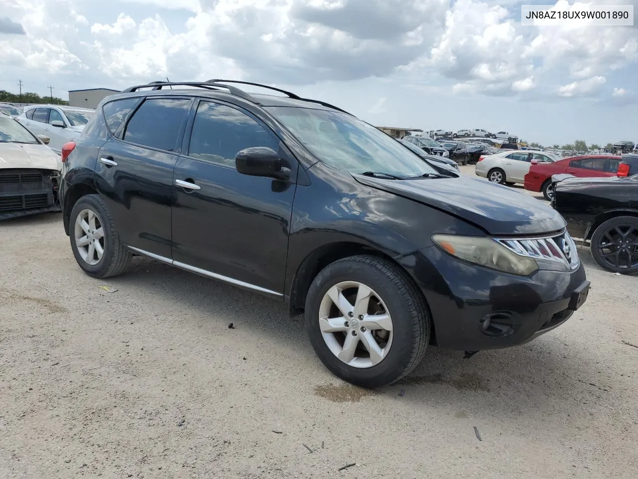 2009 Nissan Murano S VIN: JN8AZ18UX9W001890 Lot: 64511864