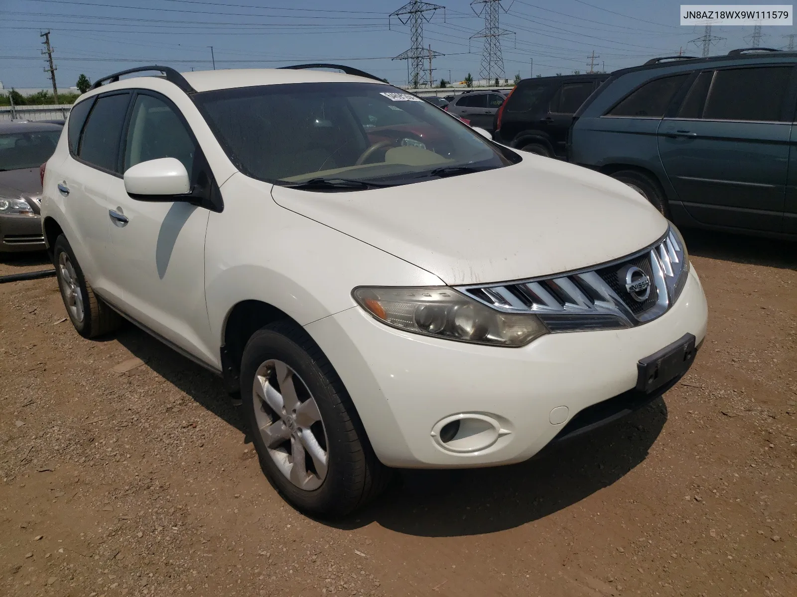 2009 Nissan Murano S VIN: JN8AZ18WX9W111579 Lot: 64695264