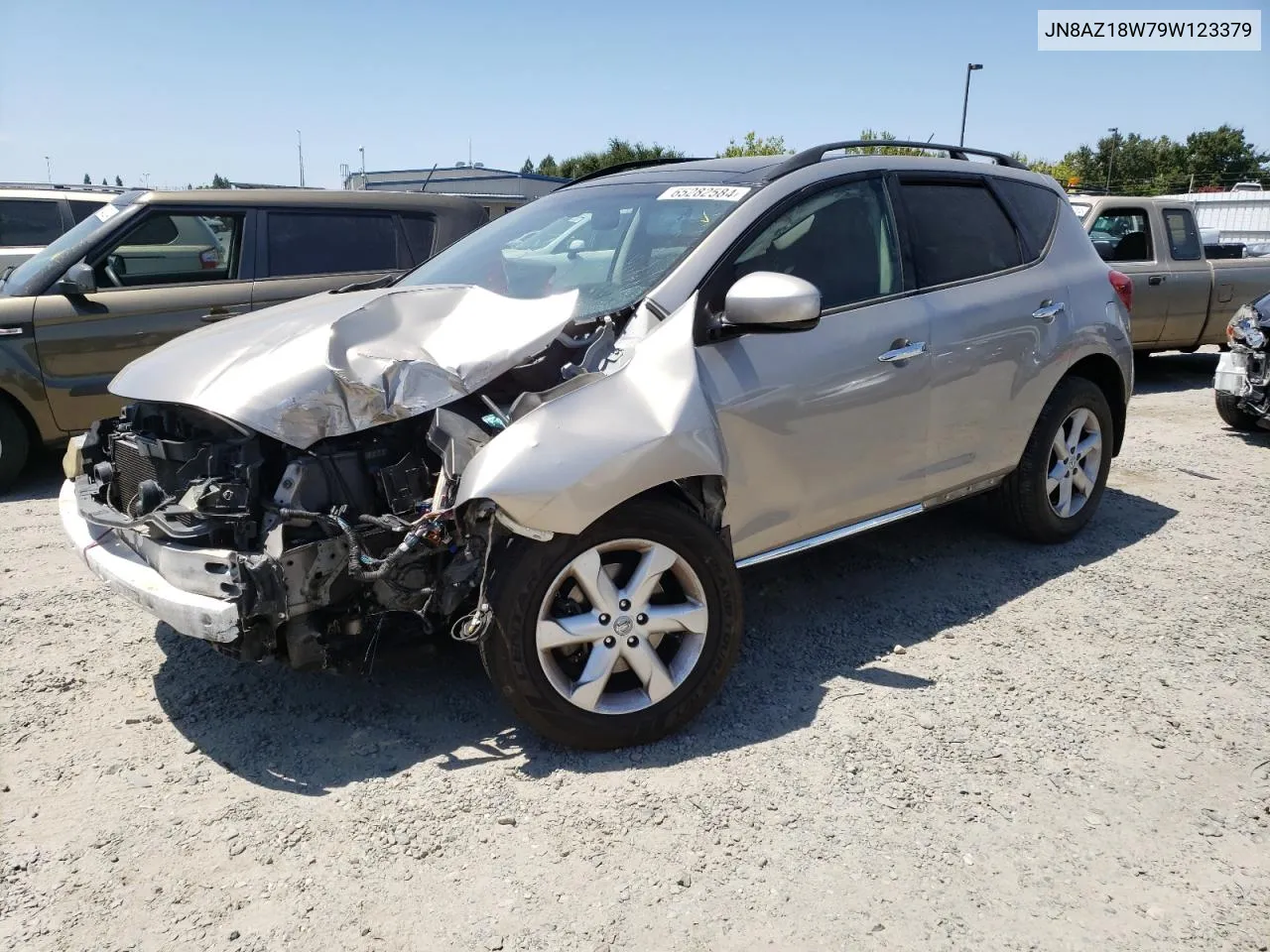 2009 Nissan Murano S VIN: JN8AZ18W79W123379 Lot: 65282584