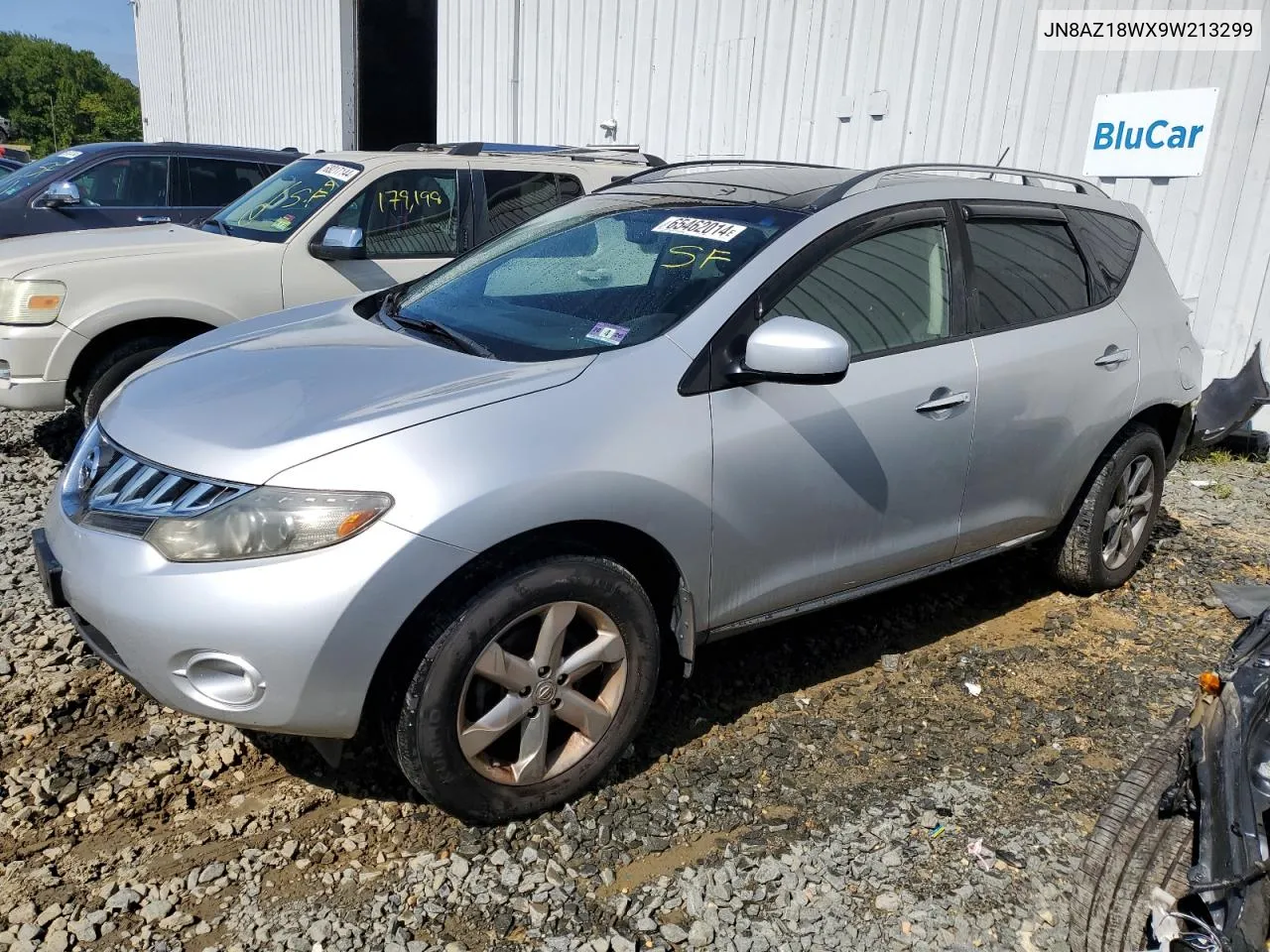 2009 Nissan Murano S VIN: JN8AZ18WX9W213299 Lot: 65462014