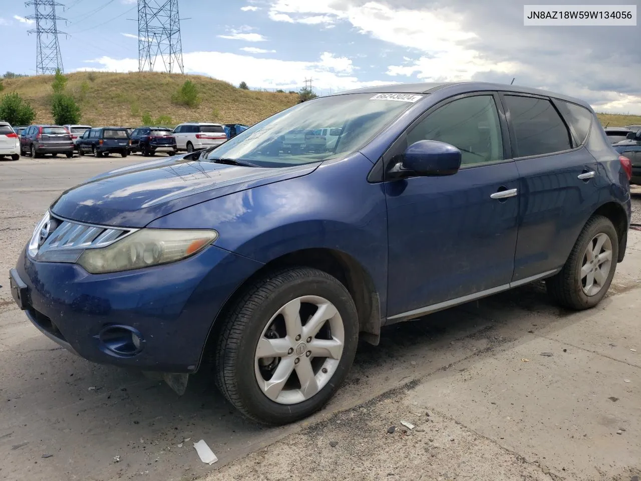 JN8AZ18W59W134056 2009 Nissan Murano S