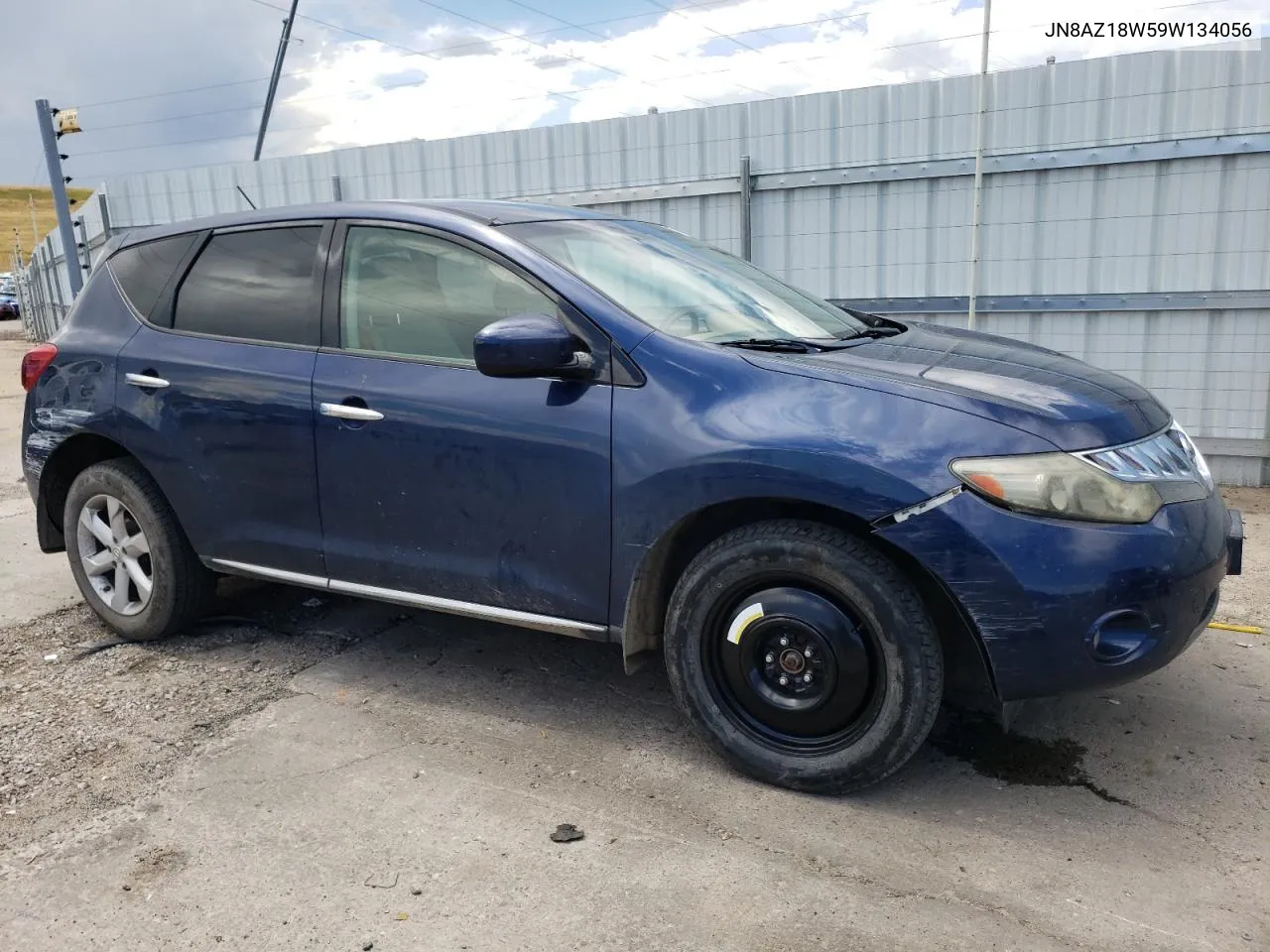 2009 Nissan Murano S VIN: JN8AZ18W59W134056 Lot: 66243024