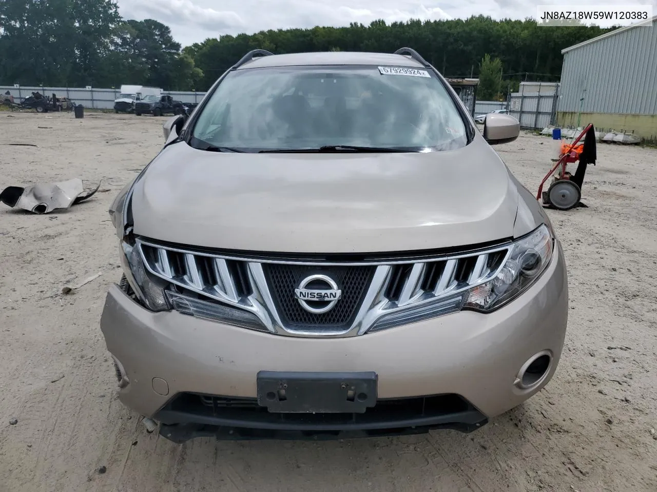 JN8AZ18W59W120383 2009 Nissan Murano S