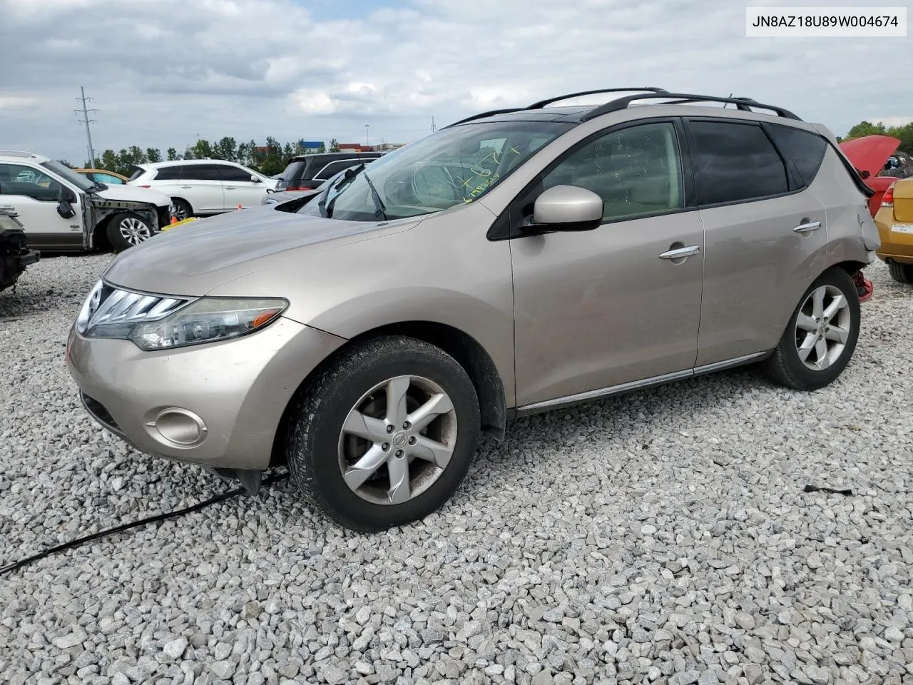 2009 Nissan Murano S VIN: JN8AZ18U89W004674 Lot: 67998614