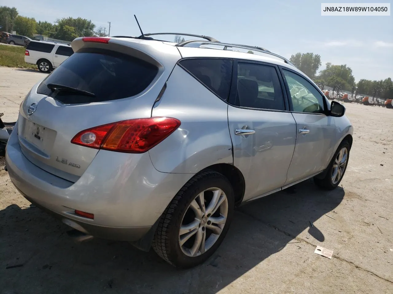 2009 Nissan Murano S VIN: JN8AZ18W89W104050 Lot: 68053124