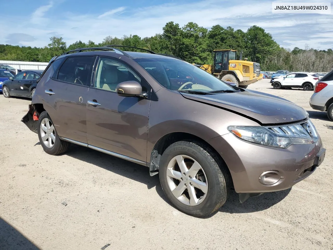 2009 Nissan Murano S VIN: JN8AZ18U49W024310 Lot: 68273234