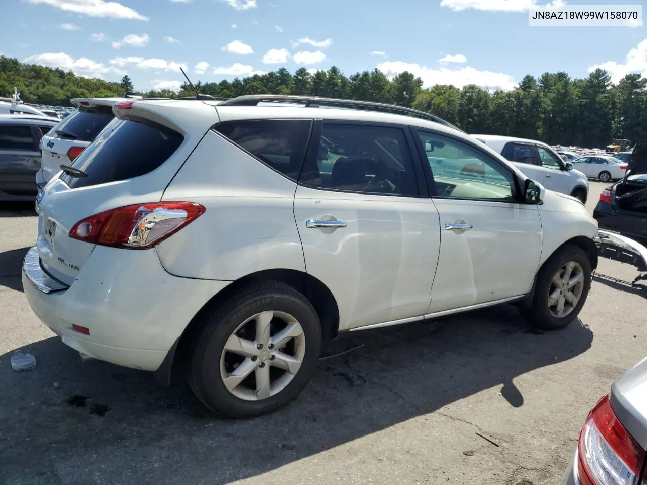 2009 Nissan Murano S VIN: JN8AZ18W99W158070 Lot: 68455734