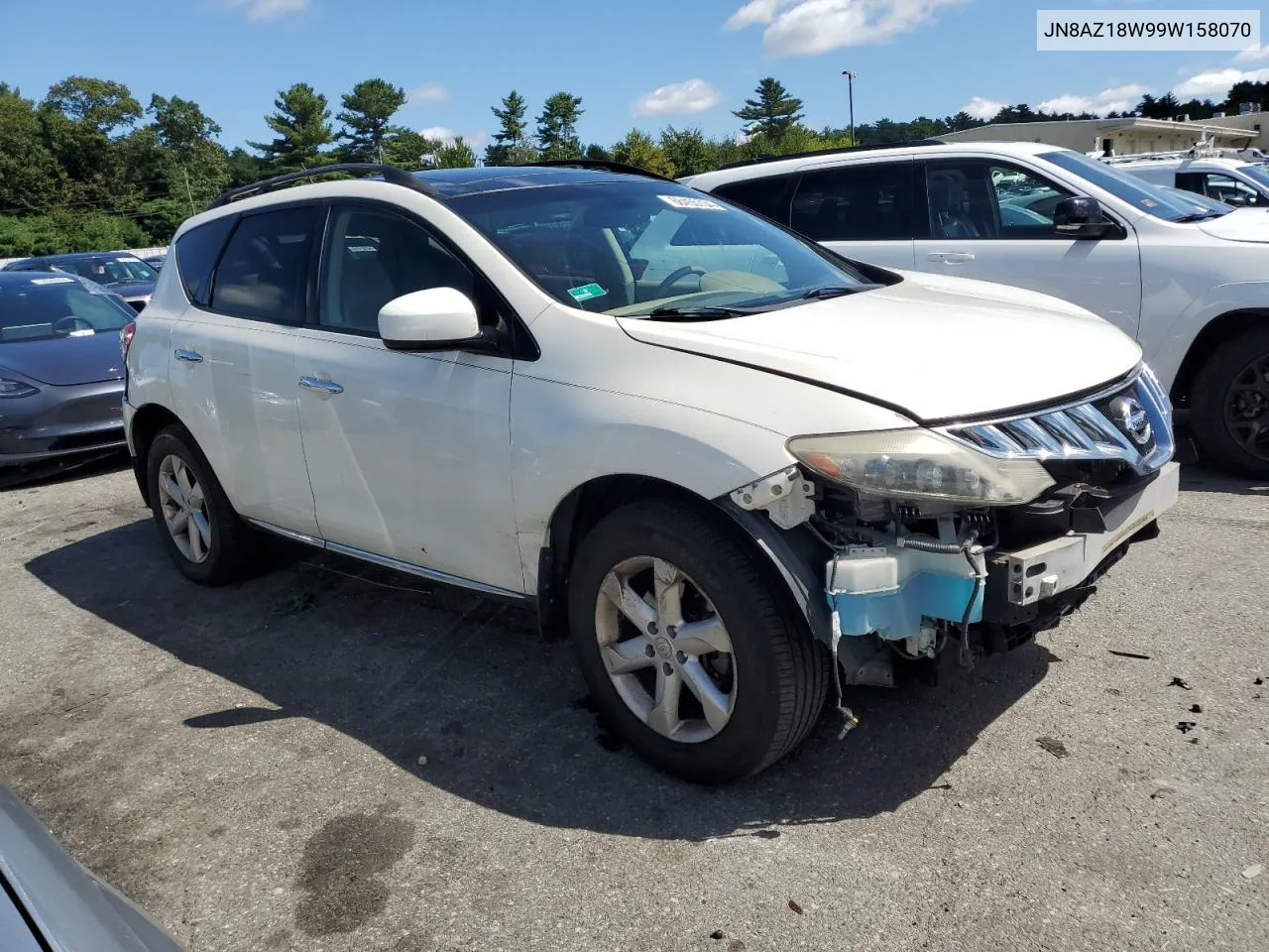 2009 Nissan Murano S VIN: JN8AZ18W99W158070 Lot: 68455734