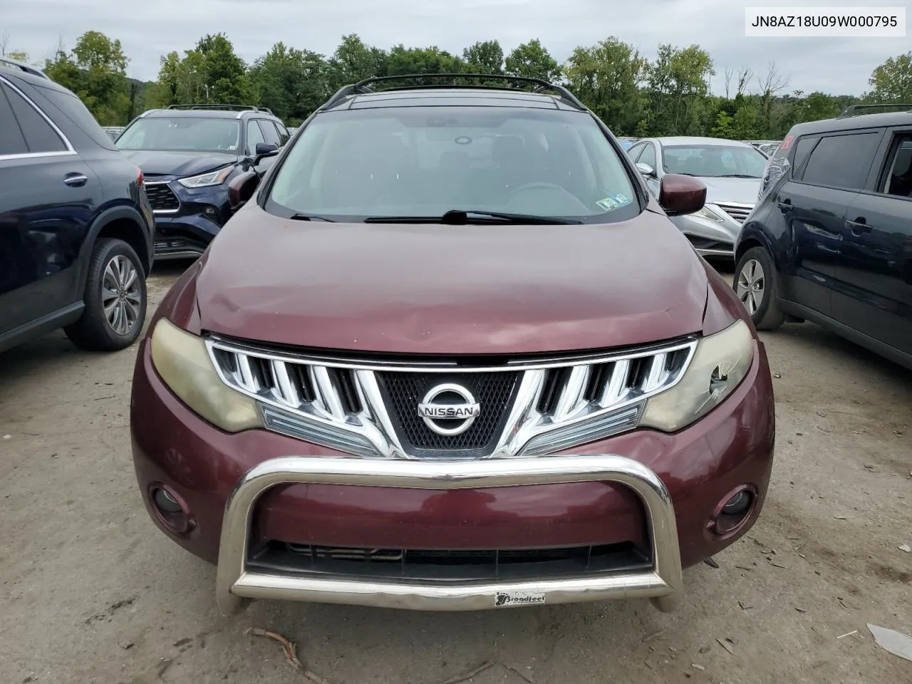 JN8AZ18U09W000795 2009 Nissan Murano S