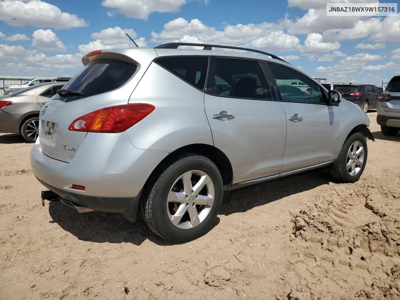 JN8AZ18WX9W157316 2009 Nissan Murano S