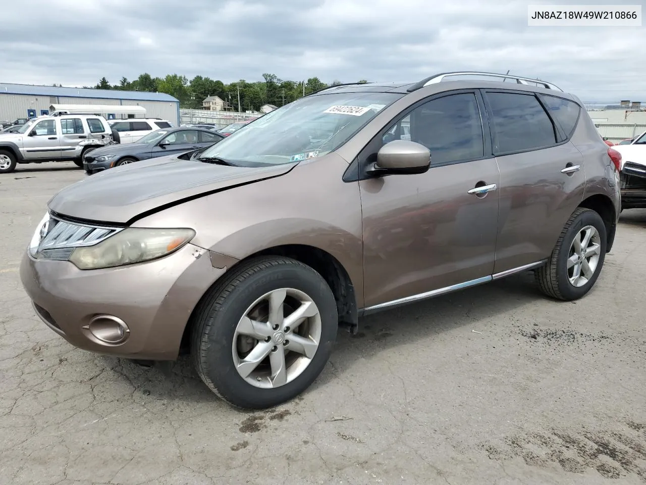 2009 Nissan Murano S VIN: JN8AZ18W49W210866 Lot: 69422624