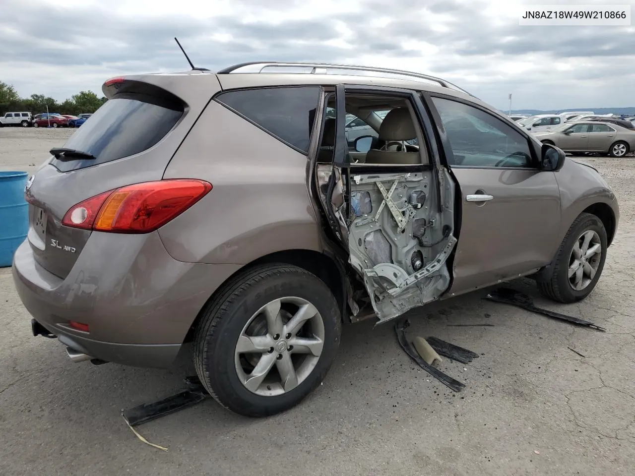 2009 Nissan Murano S VIN: JN8AZ18W49W210866 Lot: 69422624