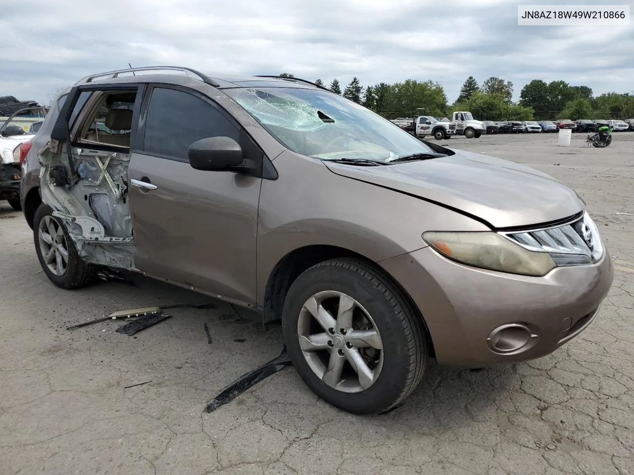 2009 Nissan Murano S VIN: JN8AZ18W49W210866 Lot: 69422624