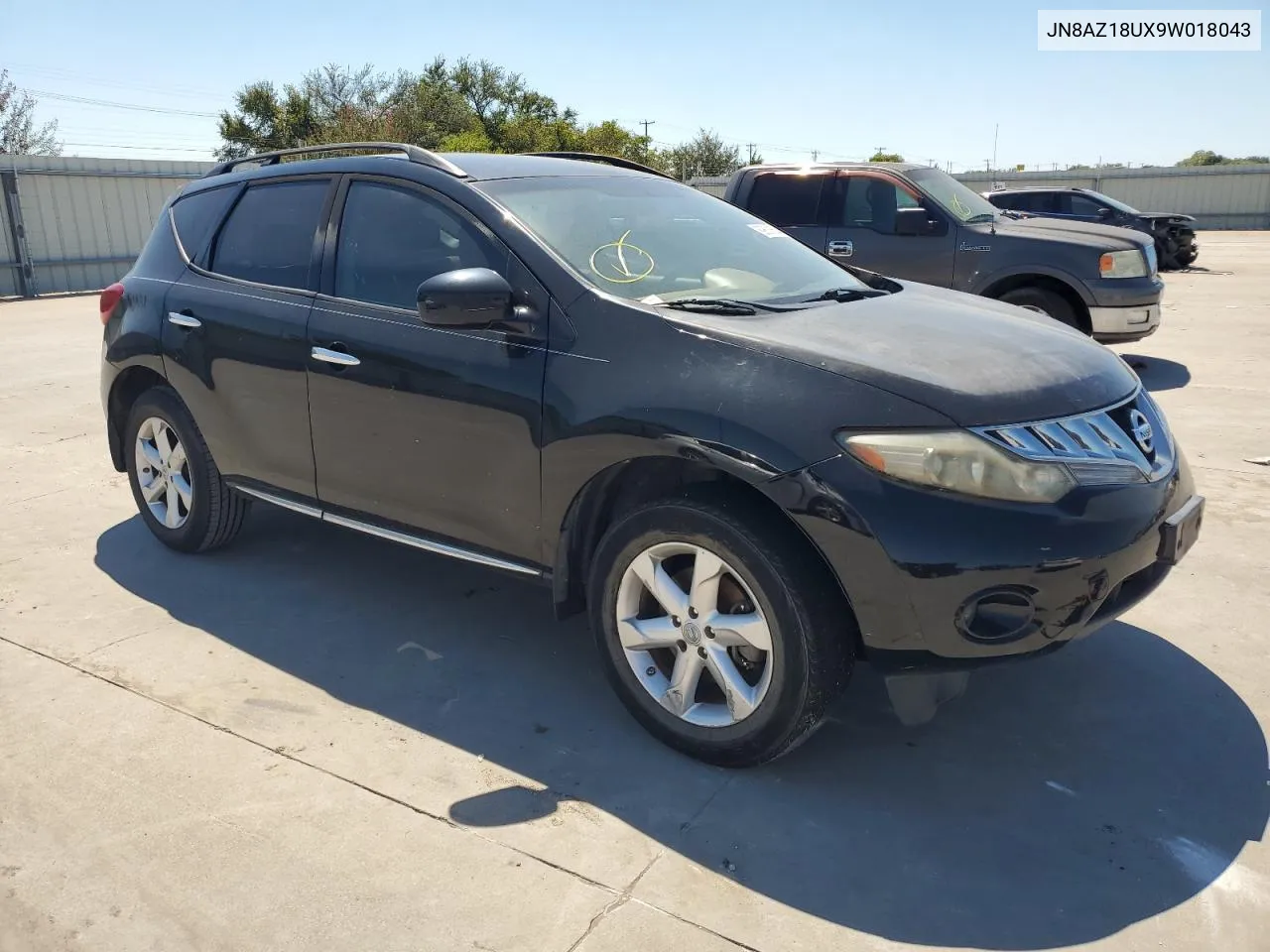 2009 Nissan Murano S VIN: JN8AZ18UX9W018043 Lot: 69631654