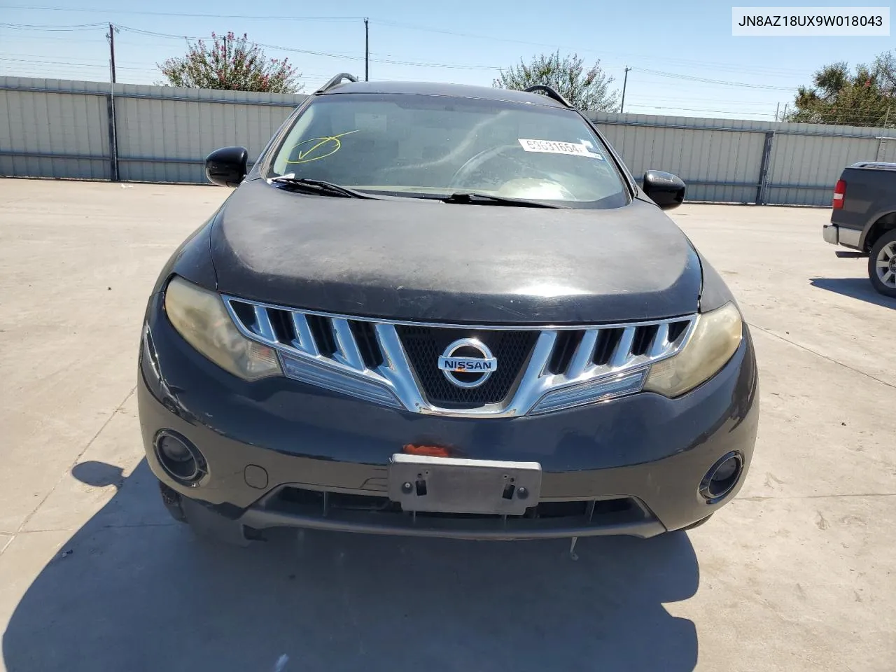 JN8AZ18UX9W018043 2009 Nissan Murano S