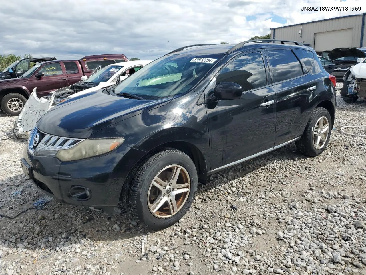 2009 Nissan Murano S VIN: JN8AZ18WX9W131959 Lot: 69812934