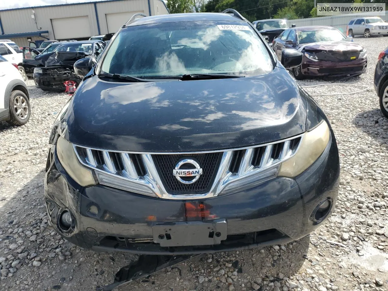 2009 Nissan Murano S VIN: JN8AZ18WX9W131959 Lot: 69812934