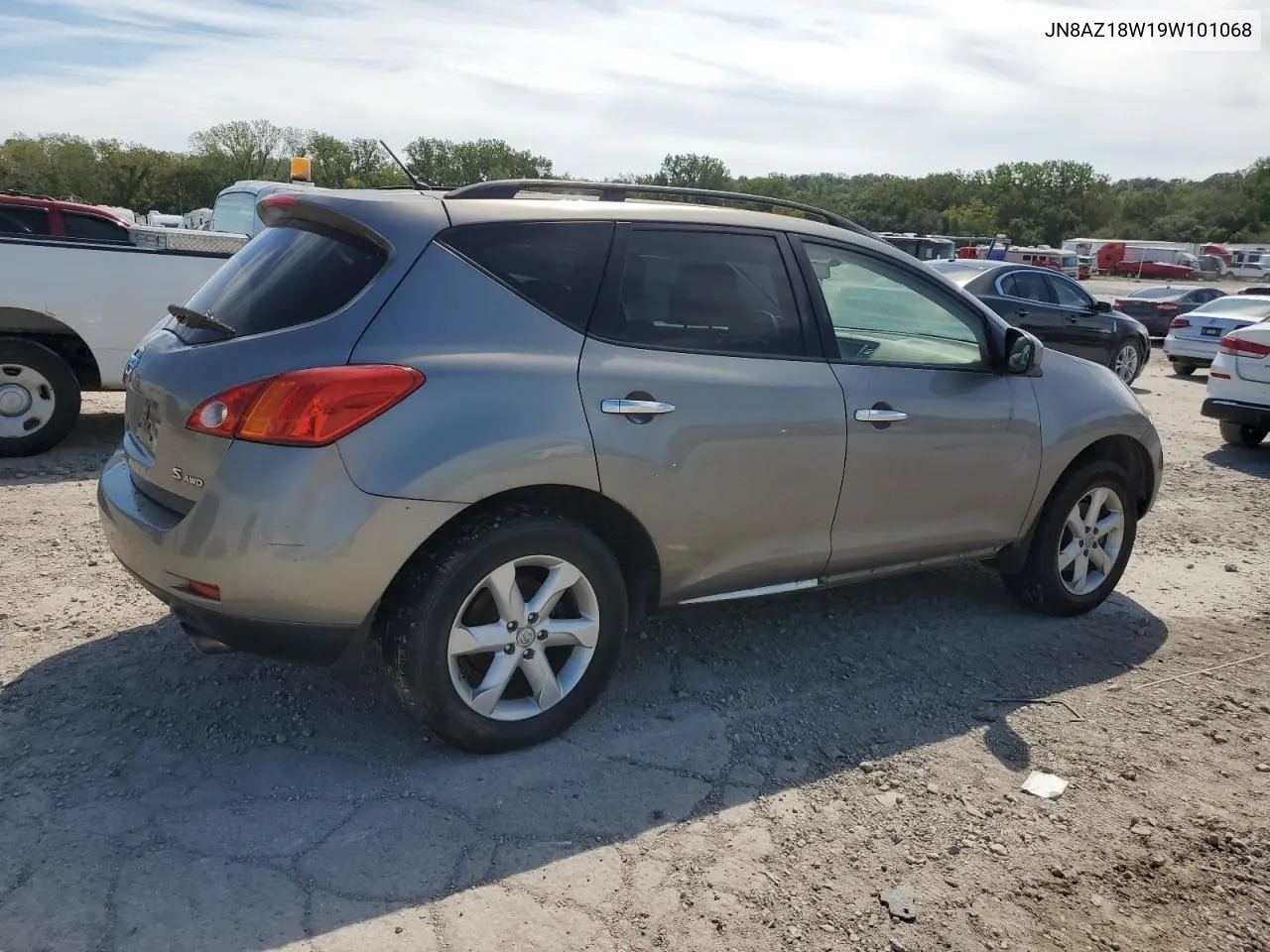 2009 Nissan Murano S VIN: JN8AZ18W19W101068 Lot: 69937314