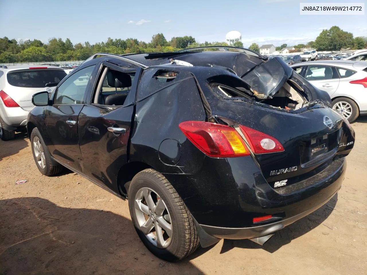 2009 Nissan Murano S VIN: JN8AZ18W49W214772 Lot: 70021874