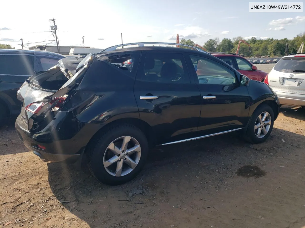 2009 Nissan Murano S VIN: JN8AZ18W49W214772 Lot: 70021874