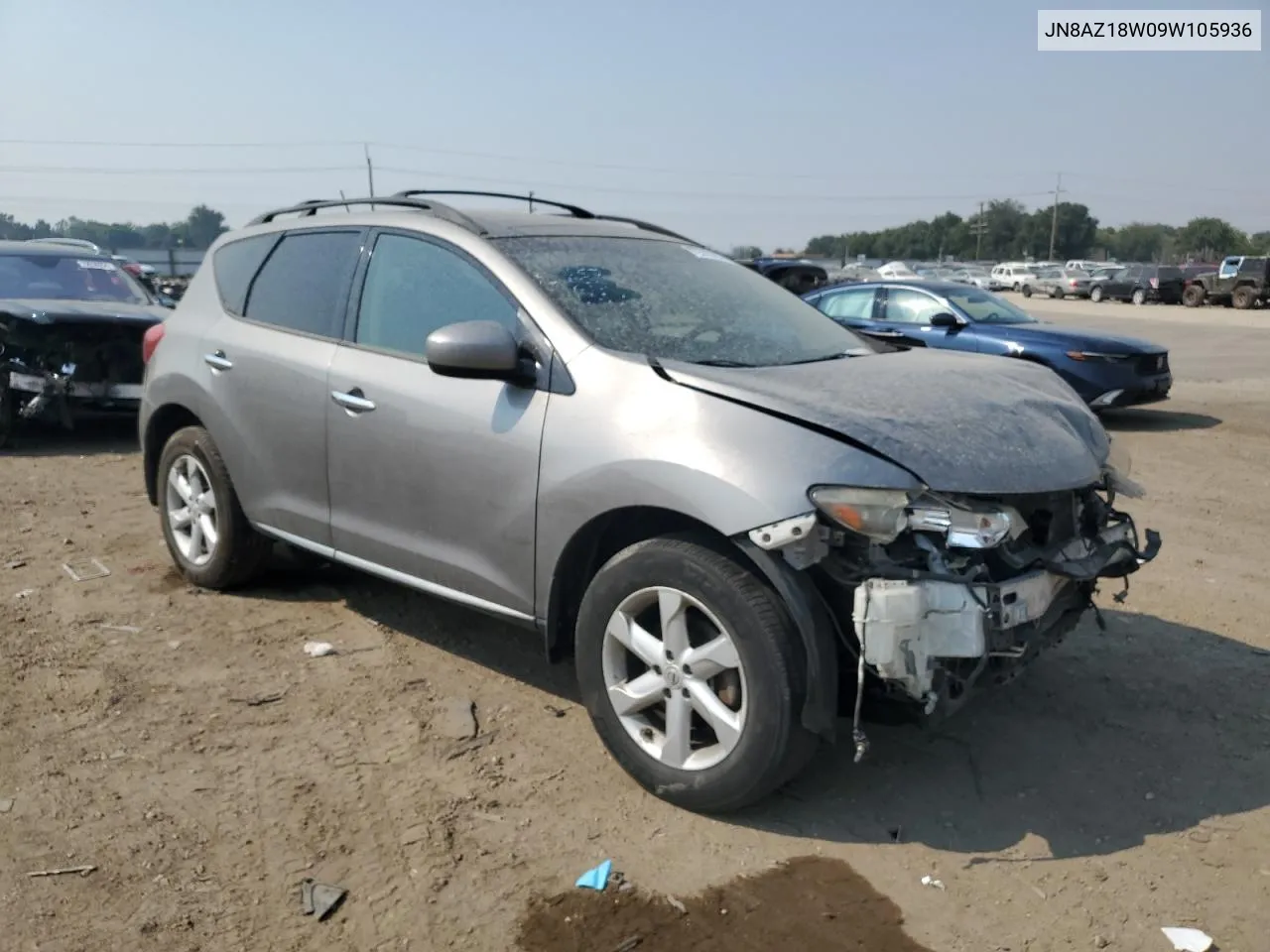 JN8AZ18W09W105936 2009 Nissan Murano S