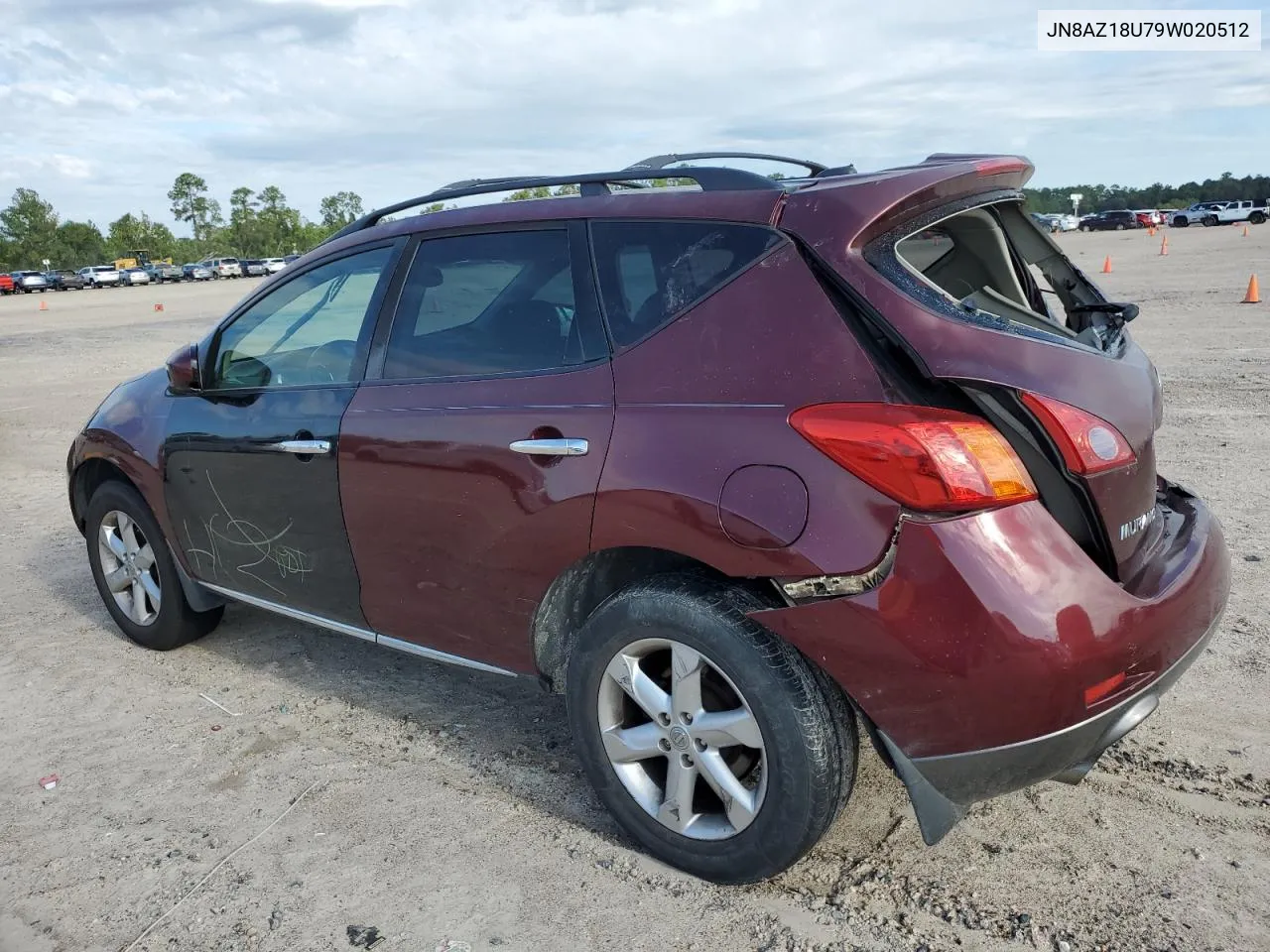 2009 Nissan Murano S VIN: JN8AZ18U79W020512 Lot: 70615924