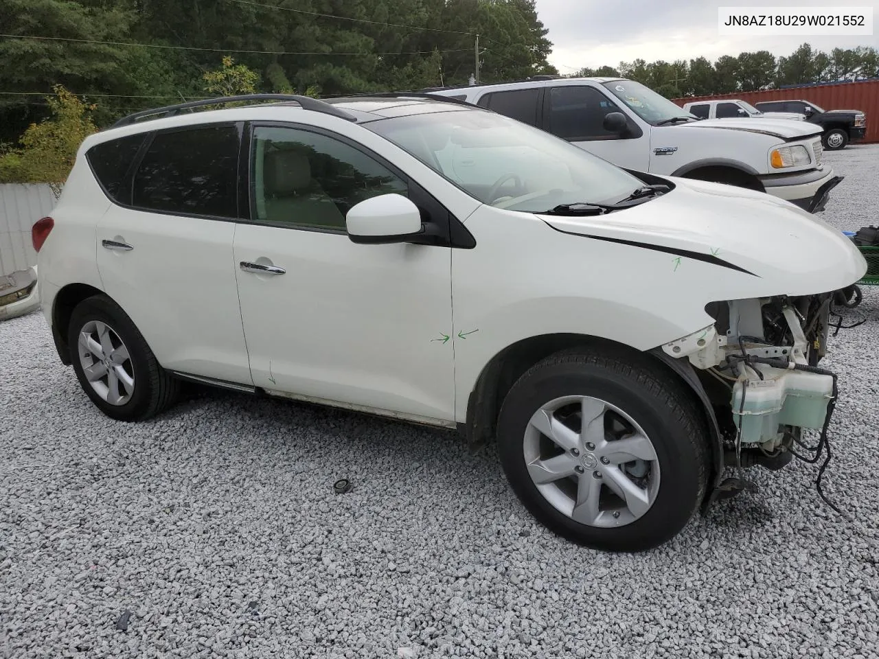 JN8AZ18U29W021552 2009 Nissan Murano S