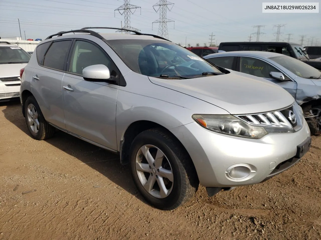 JN8AZ18U29W026234 2009 Nissan Murano S