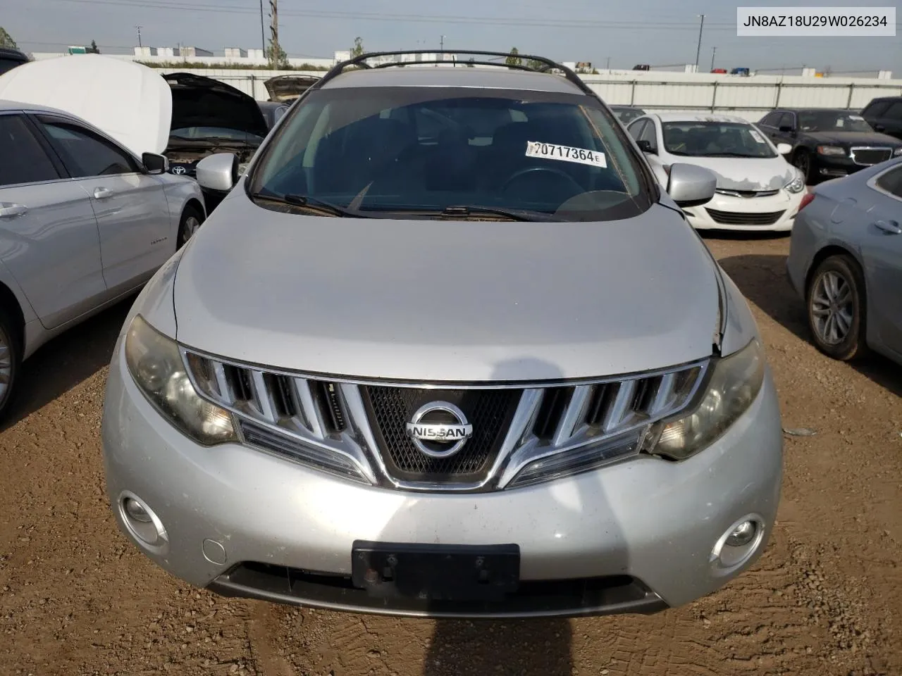 JN8AZ18U29W026234 2009 Nissan Murano S