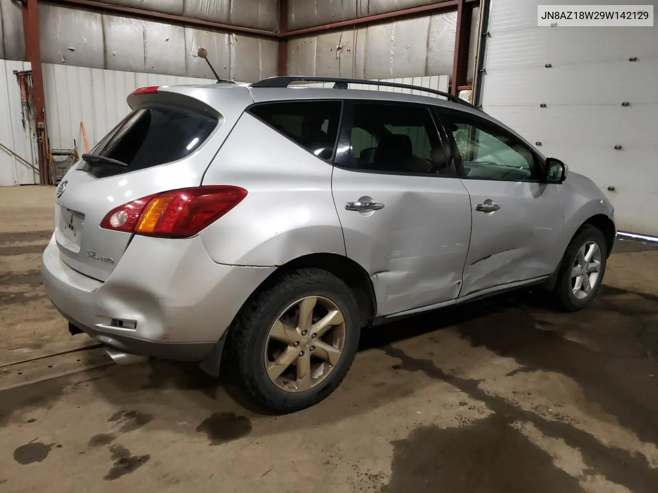 2009 Nissan Murano S VIN: JN8AZ18W29W142129 Lot: 70890764