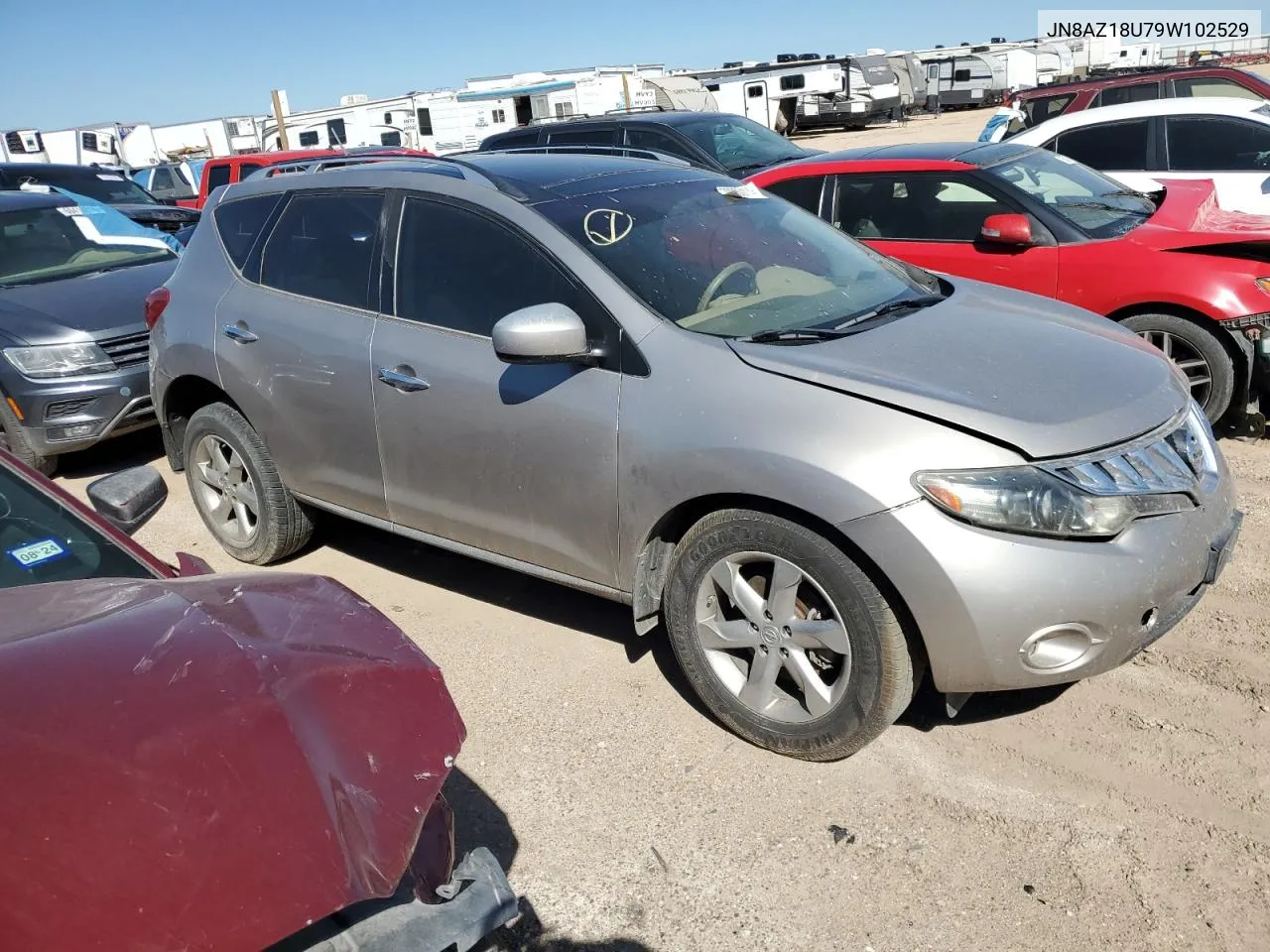 2009 Nissan Murano S VIN: JN8AZ18U79W102529 Lot: 70900114