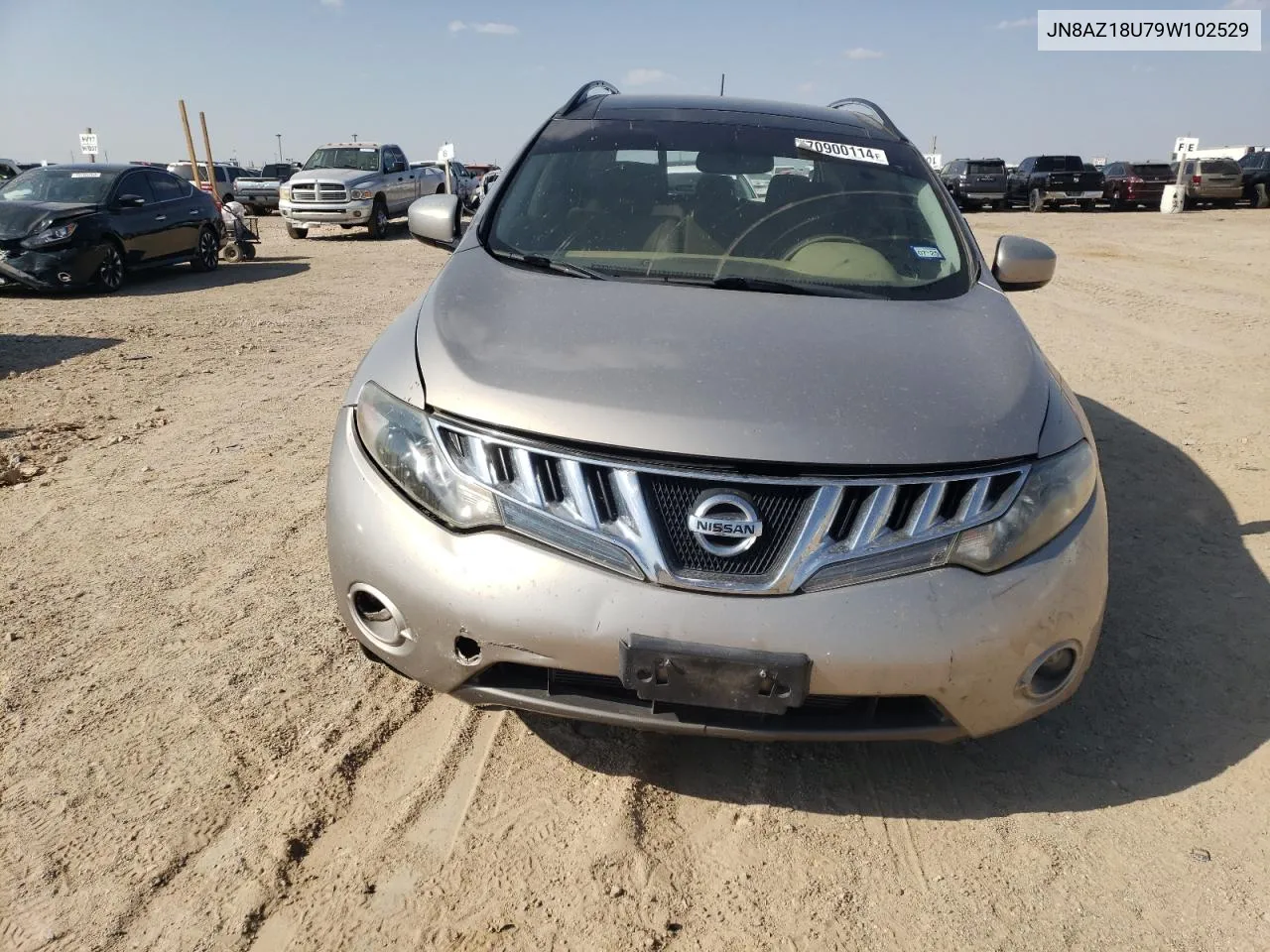 2009 Nissan Murano S VIN: JN8AZ18U79W102529 Lot: 70900114