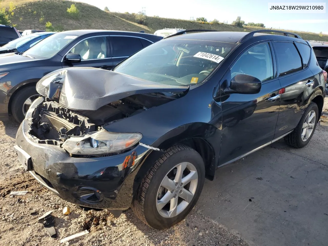 2009 Nissan Murano S VIN: JN8AZ18W29W210980 Lot: 71042614