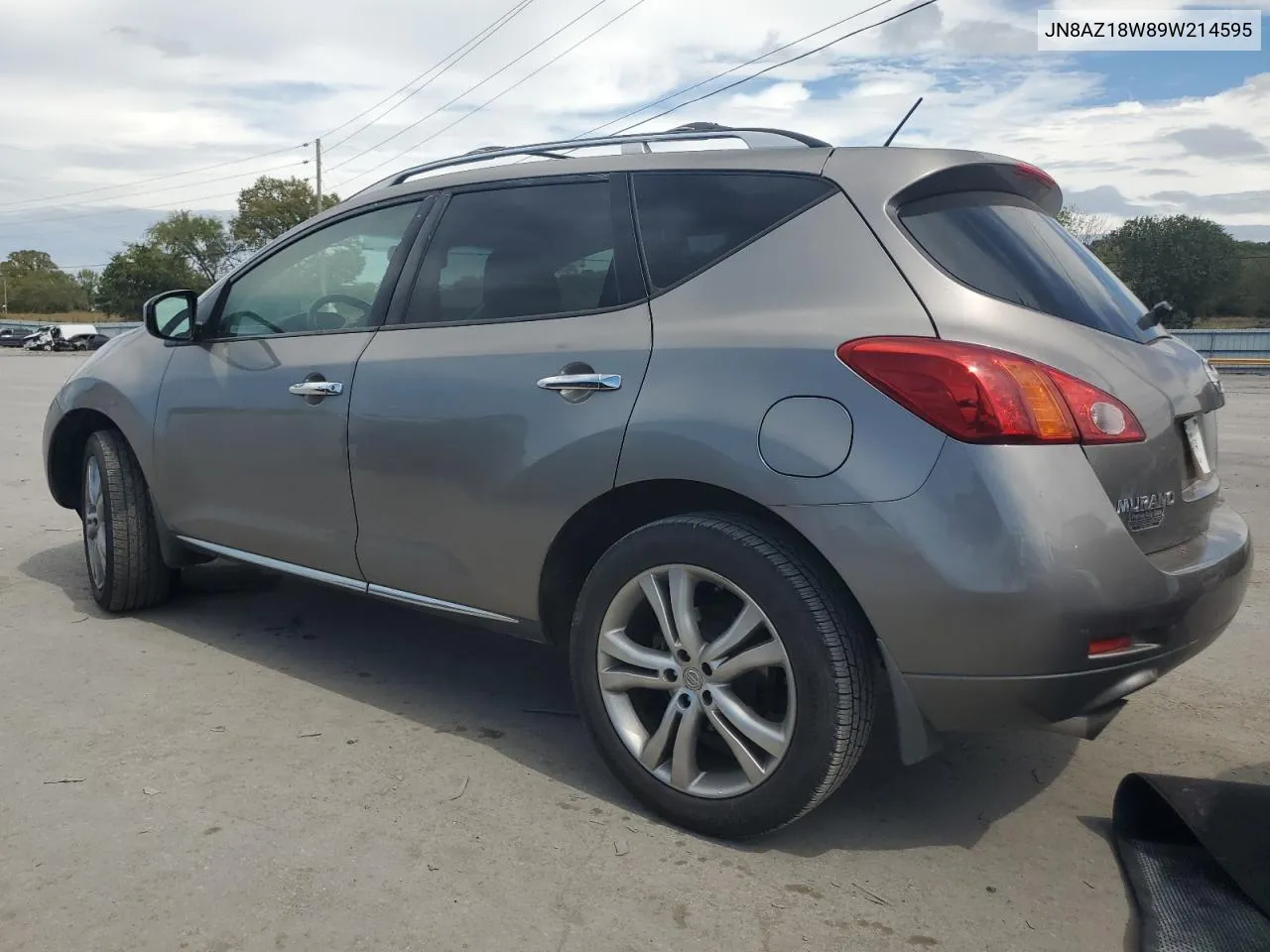 JN8AZ18W89W214595 2009 Nissan Murano S