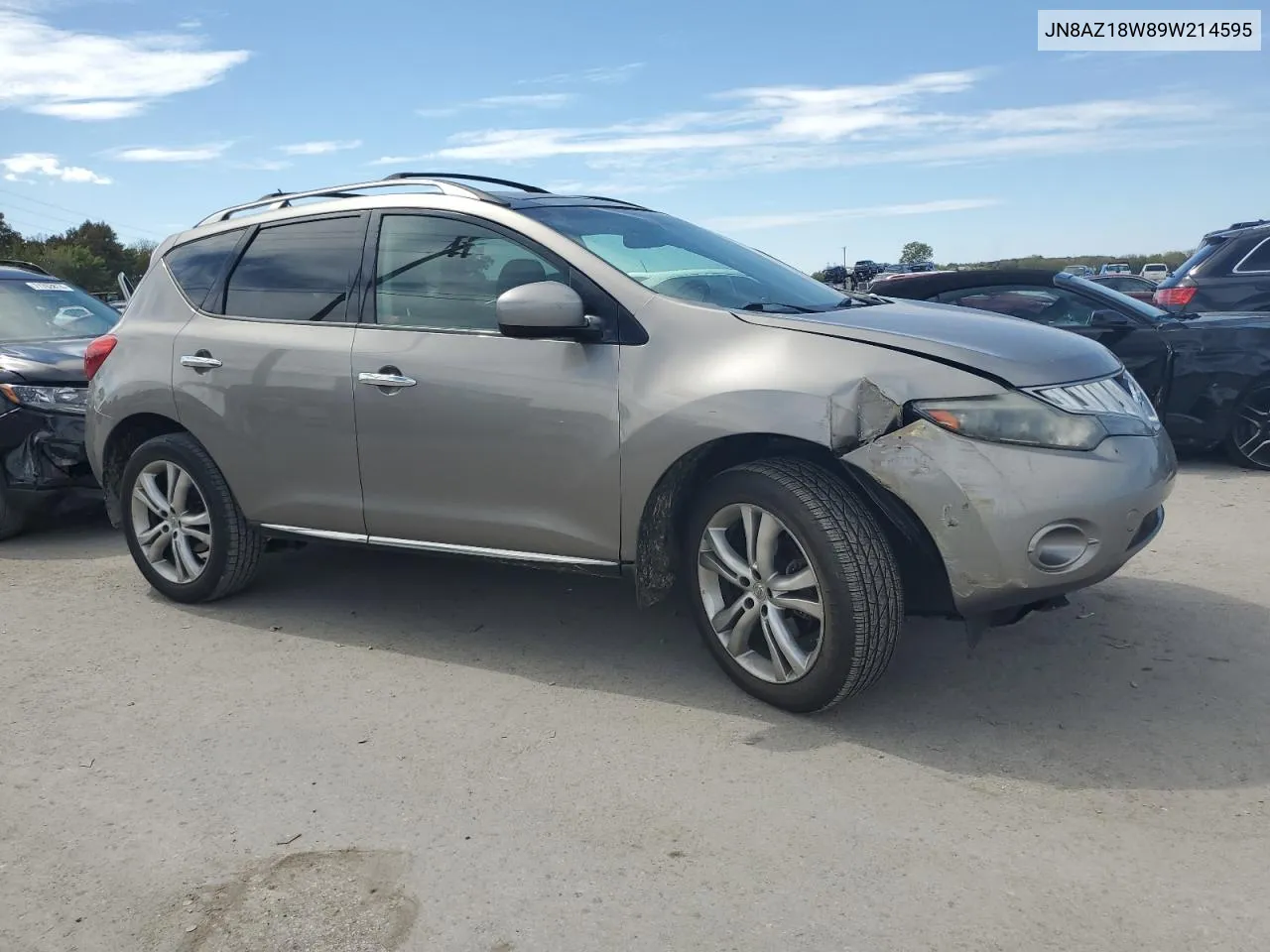 JN8AZ18W89W214595 2009 Nissan Murano S