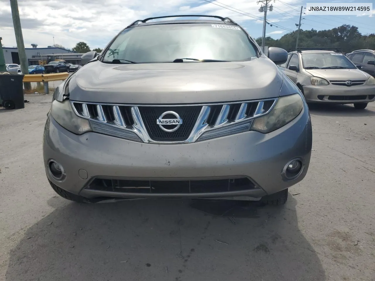 2009 Nissan Murano S VIN: JN8AZ18W89W214595 Lot: 71643454