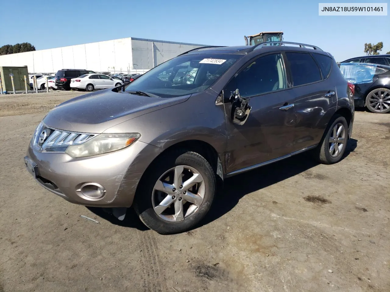 2009 Nissan Murano S VIN: JN8AZ18U59W101461 Lot: 71742834