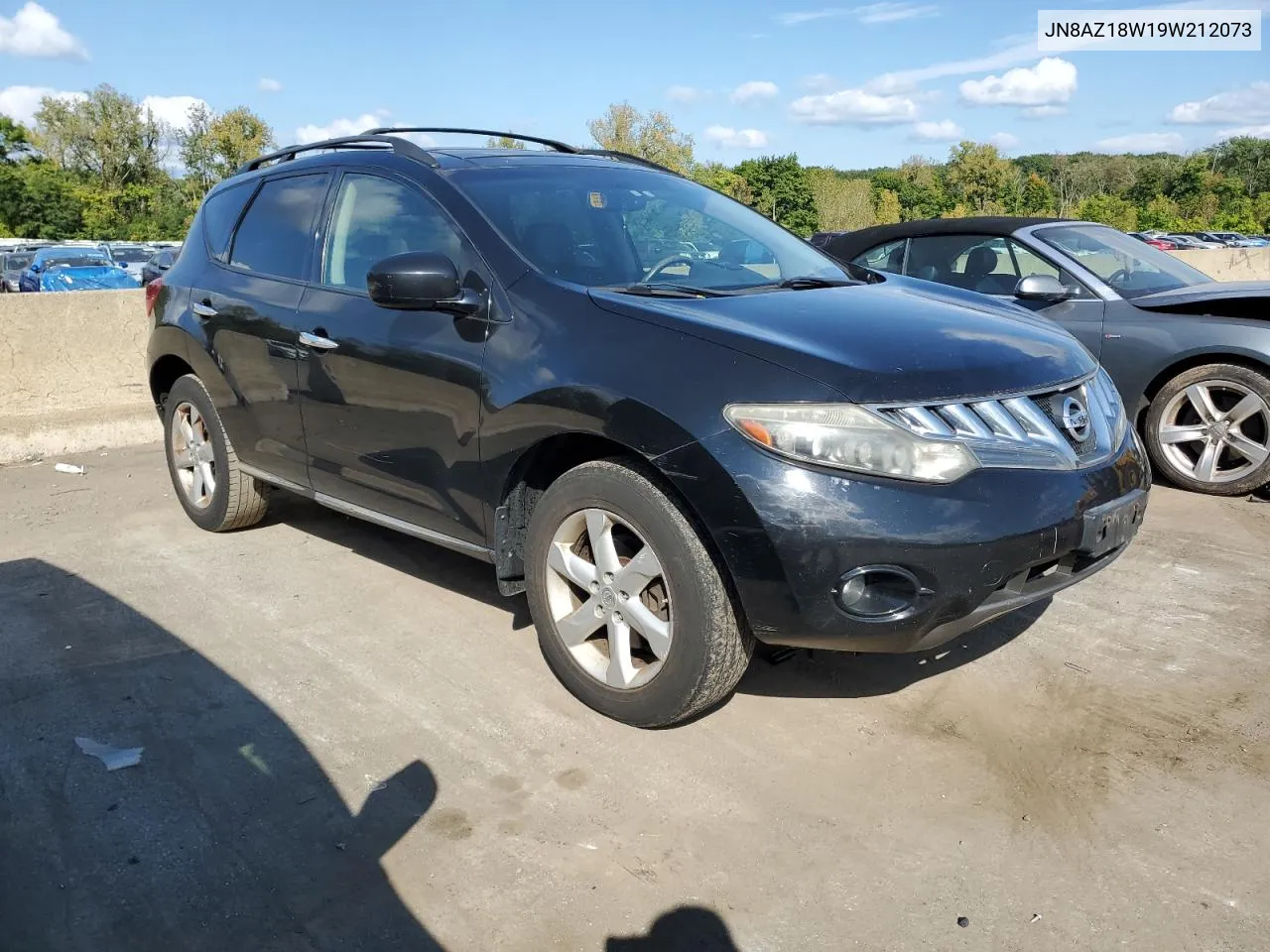 2009 Nissan Murano S VIN: JN8AZ18W19W212073 Lot: 71870004