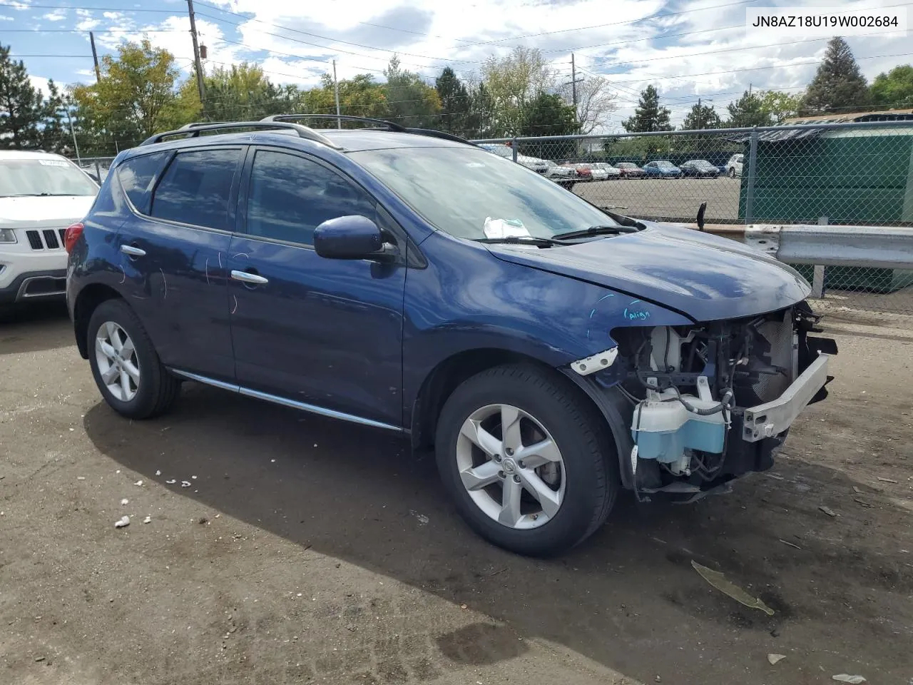 2009 Nissan Murano S VIN: JN8AZ18U19W002684 Lot: 71958764