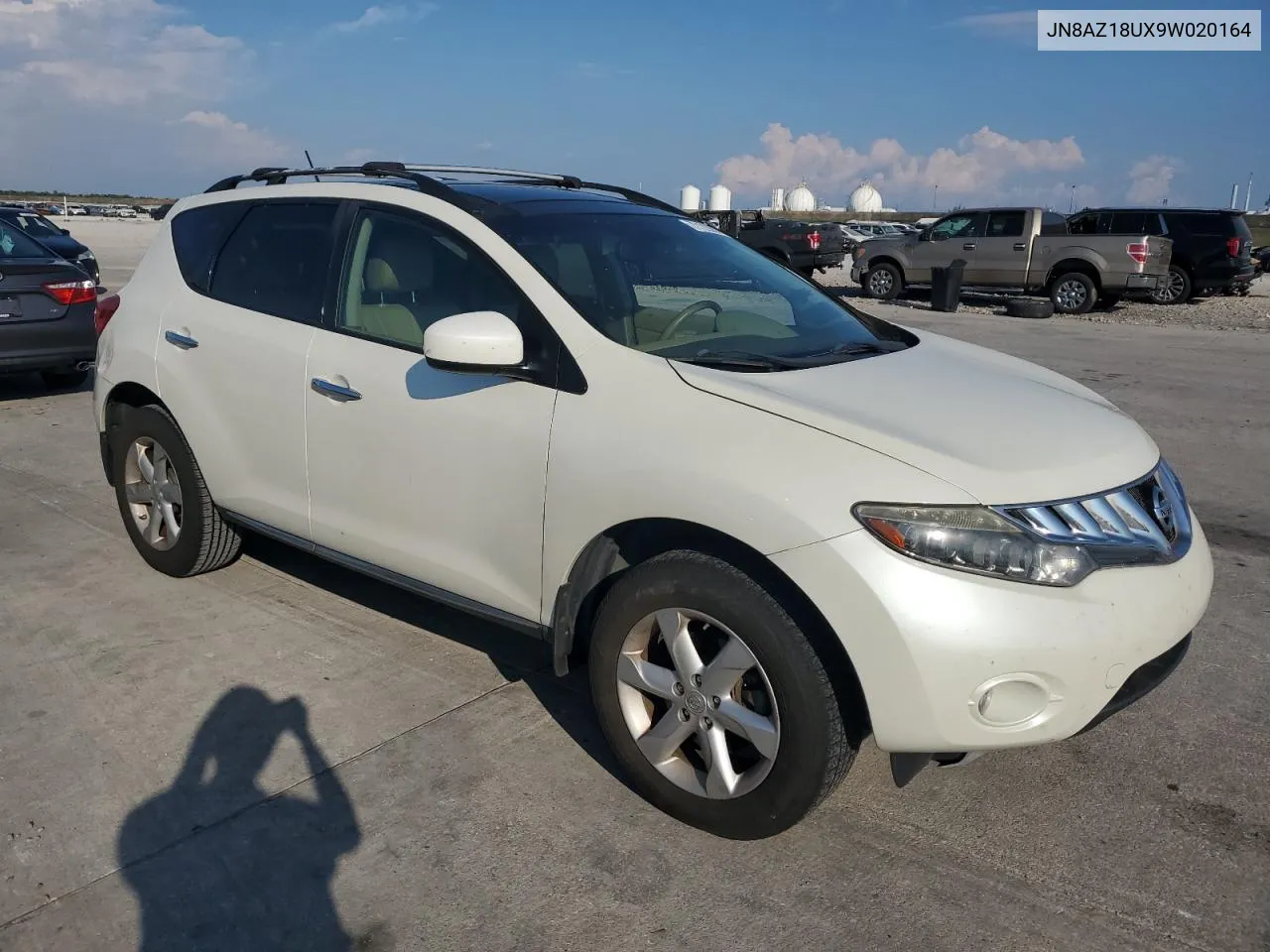 2009 Nissan Murano S VIN: JN8AZ18UX9W020164 Lot: 72122864