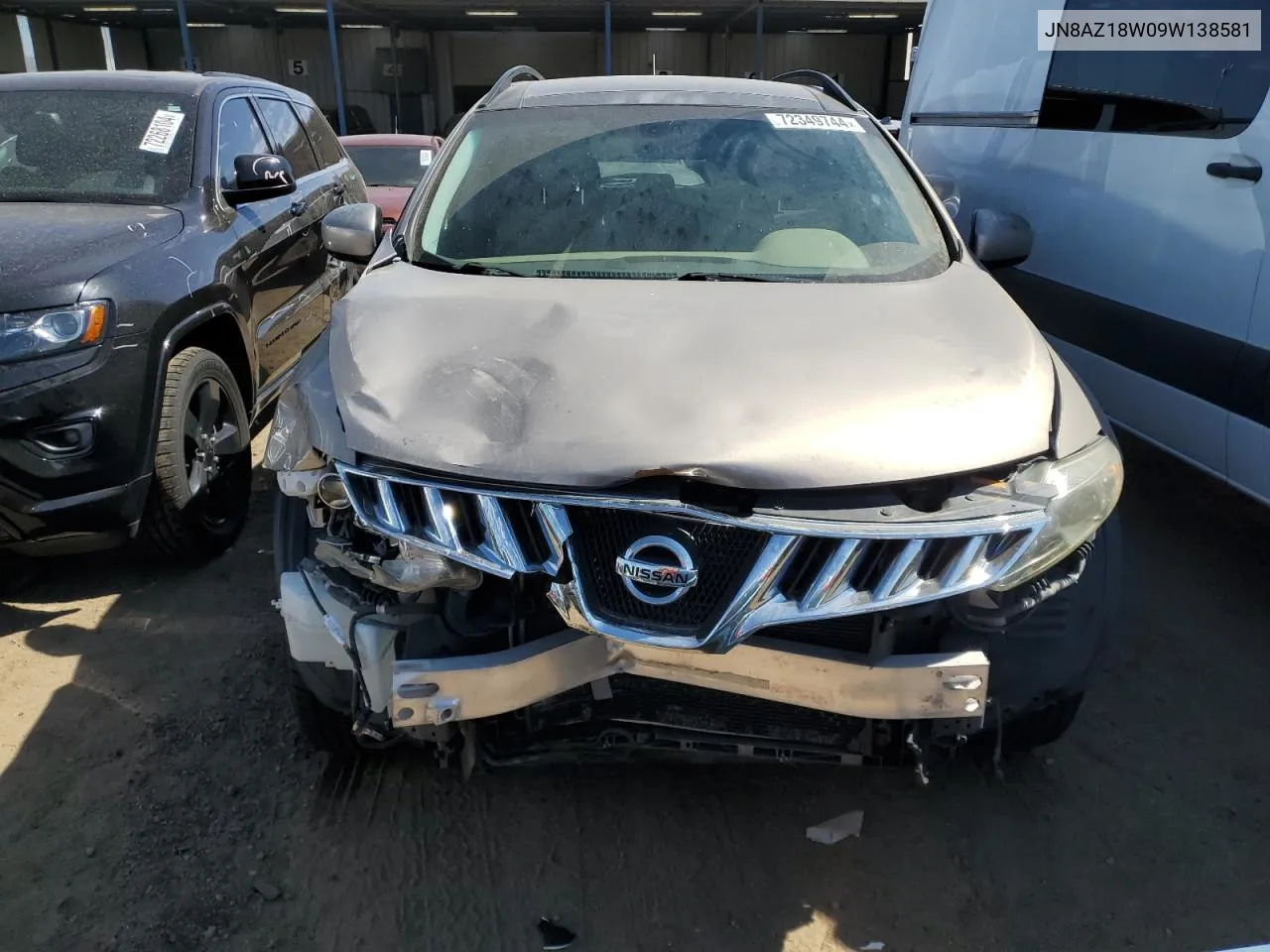 JN8AZ18W09W138581 2009 Nissan Murano S