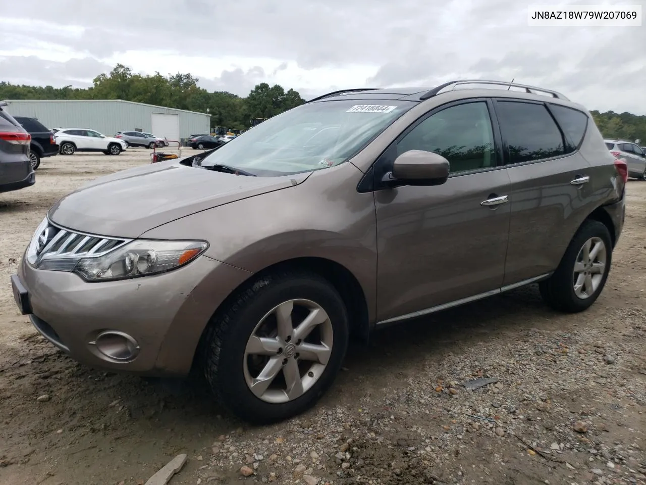 2009 Nissan Murano S VIN: JN8AZ18W79W207069 Lot: 72418844