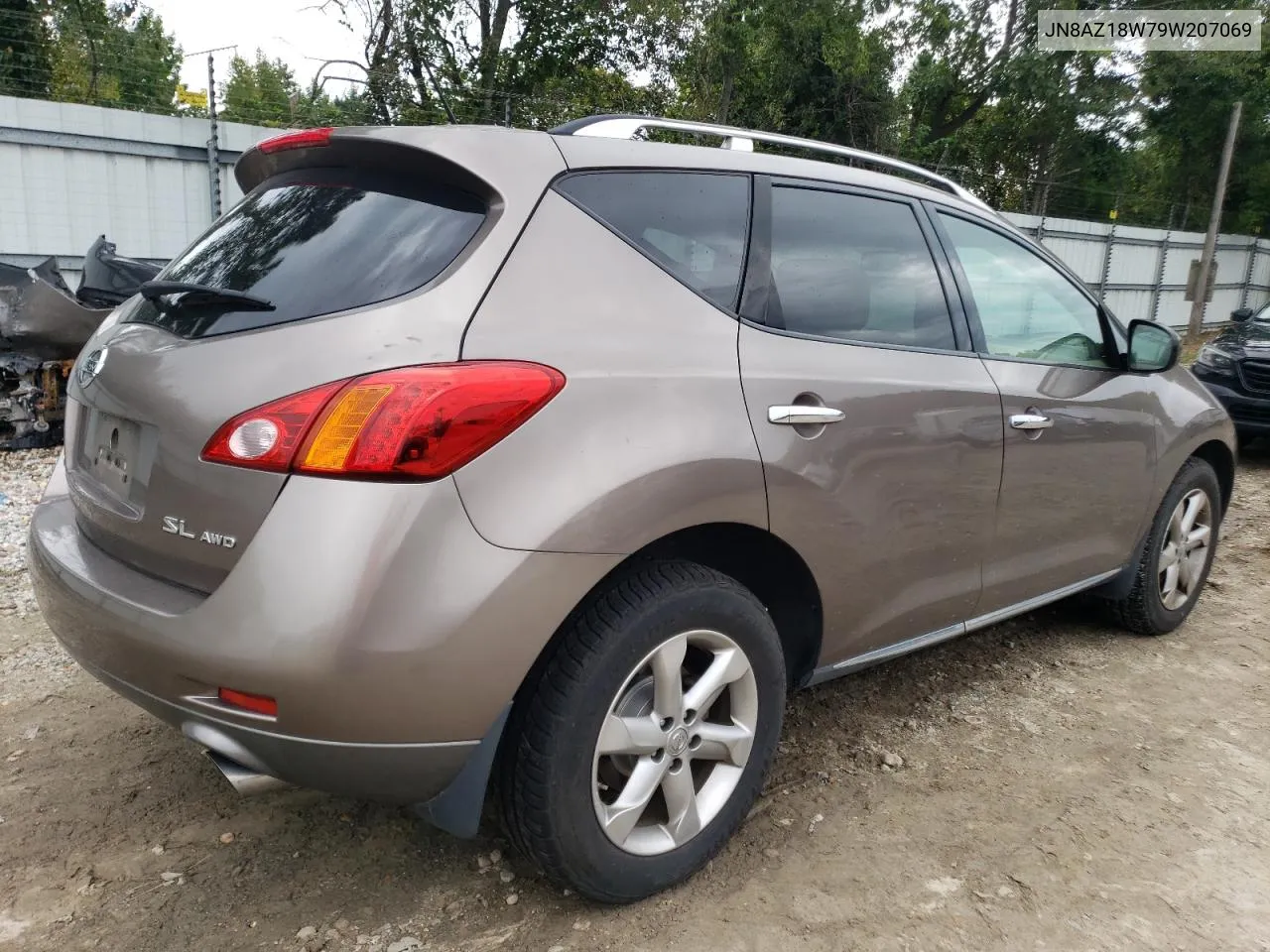 JN8AZ18W79W207069 2009 Nissan Murano S