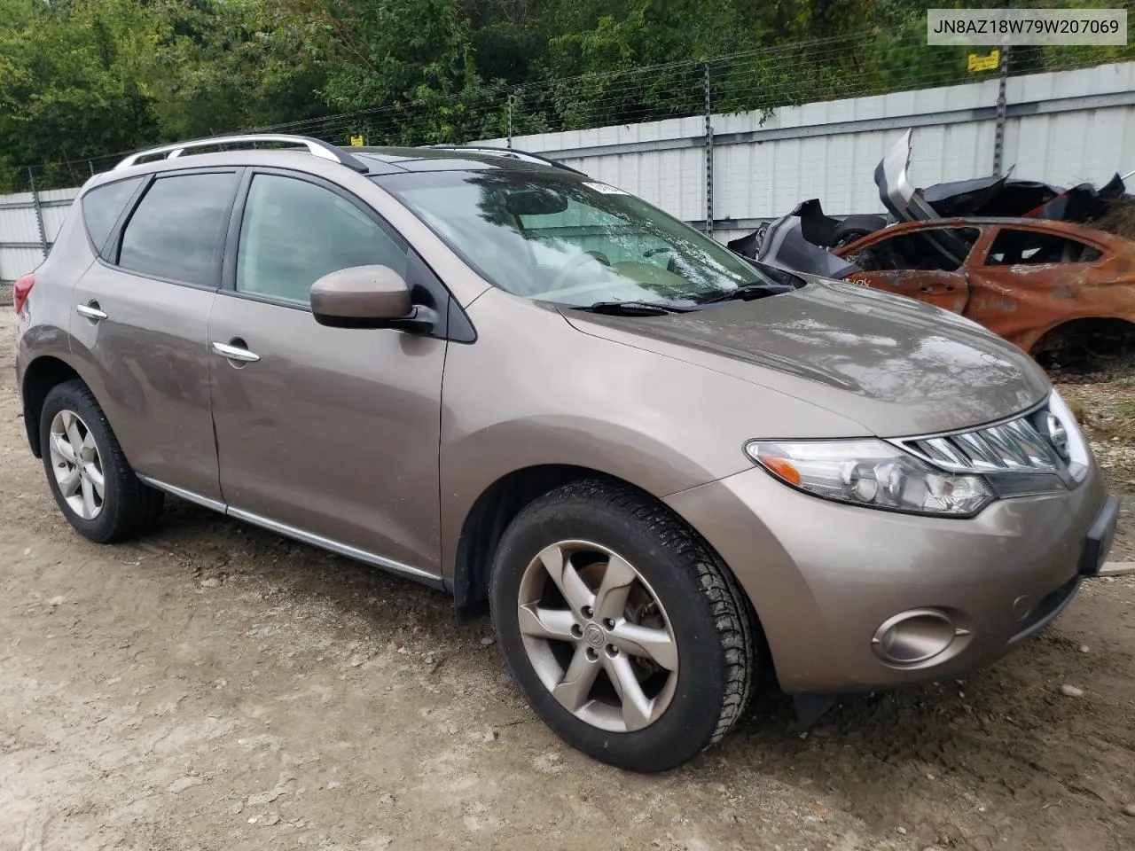 2009 Nissan Murano S VIN: JN8AZ18W79W207069 Lot: 72418844