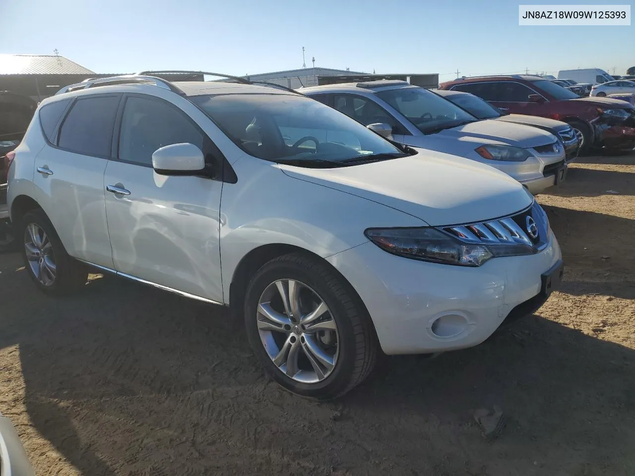 2009 Nissan Murano S VIN: JN8AZ18W09W125393 Lot: 72590074