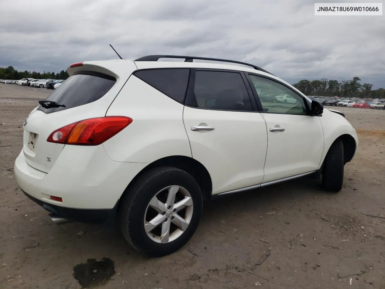 JN8AZ18U69W010666 2009 Nissan Murano S