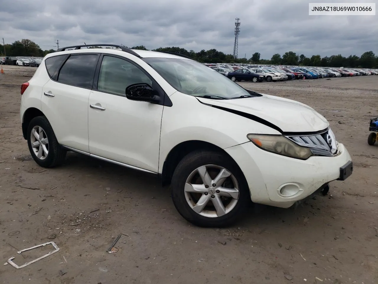 2009 Nissan Murano S VIN: JN8AZ18U69W010666 Lot: 72615344