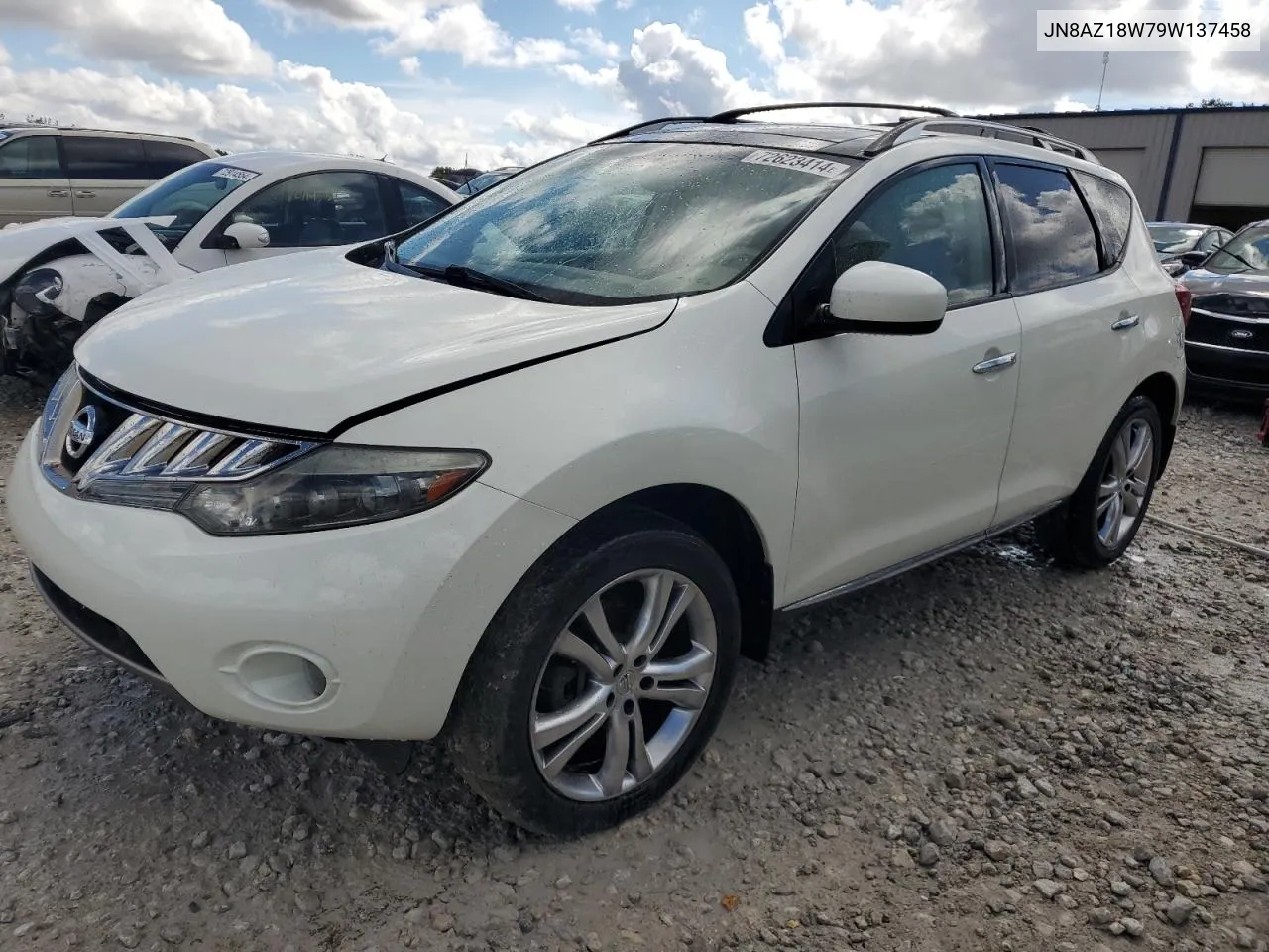 2009 Nissan Murano S VIN: JN8AZ18W79W137458 Lot: 72623414