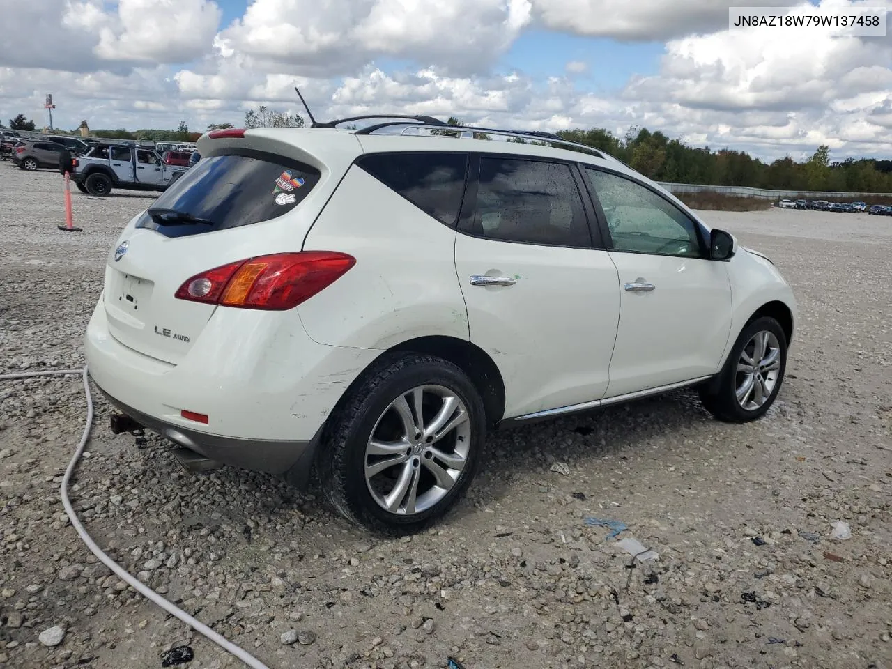 2009 Nissan Murano S VIN: JN8AZ18W79W137458 Lot: 72623414