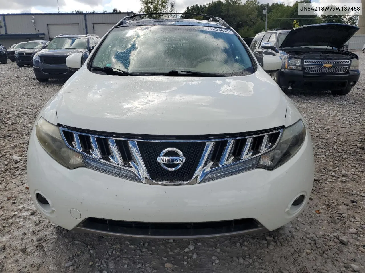 2009 Nissan Murano S VIN: JN8AZ18W79W137458 Lot: 72623414